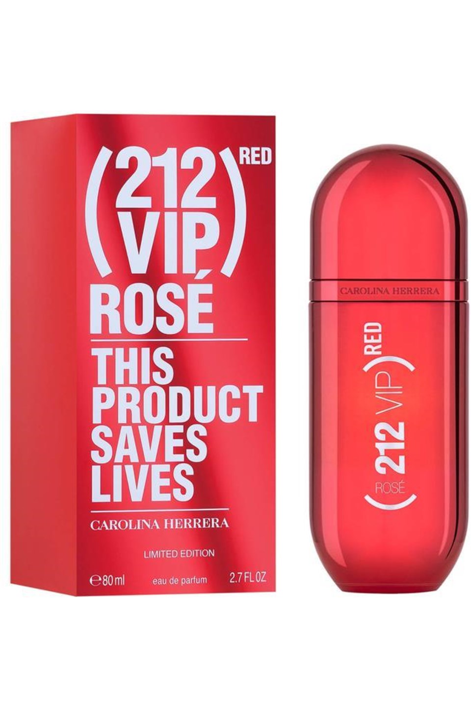 Carolina Herrera 212 VIP Rose Red 2.7 EDP Spray for Women (Limited Edition)